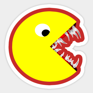 Horror pack man Sticker